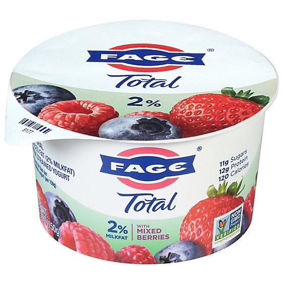 FAGE TOTAL 2% WITH MIXED BERRY YOGUR 0.33 Lbs