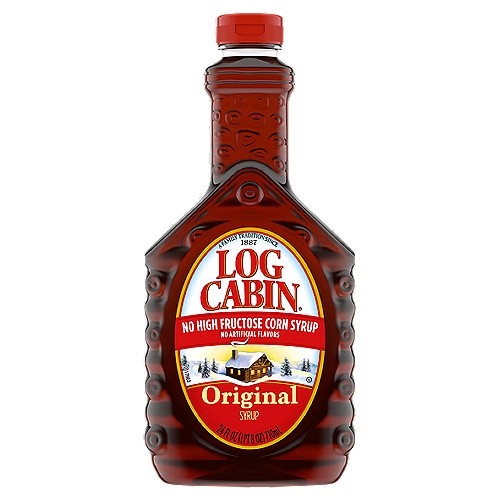 LOGCABIN NO HIGH FRUCTOSE CORN SYRUP 24 OZ