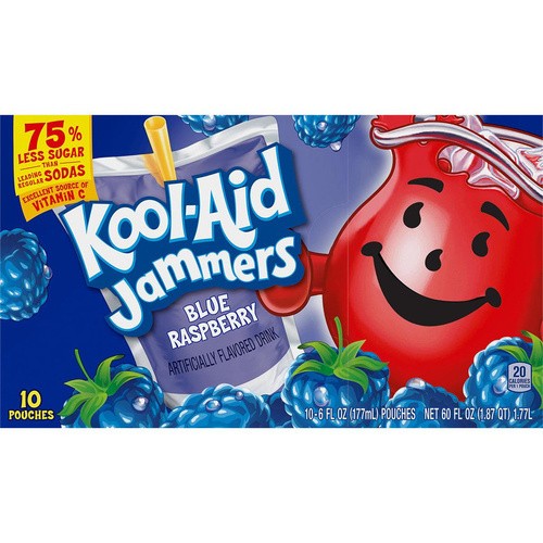 KOOLAID JAMMERS BLUE RAPSBERRY 10PK