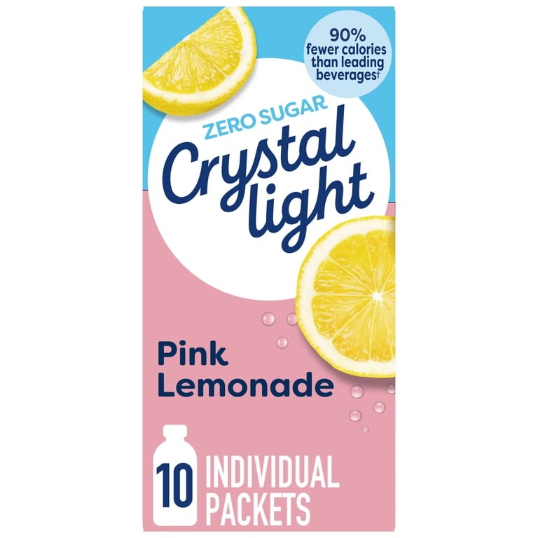 CRYSTAL LIGHT OTG PINK LEMONADE 10 COUNT