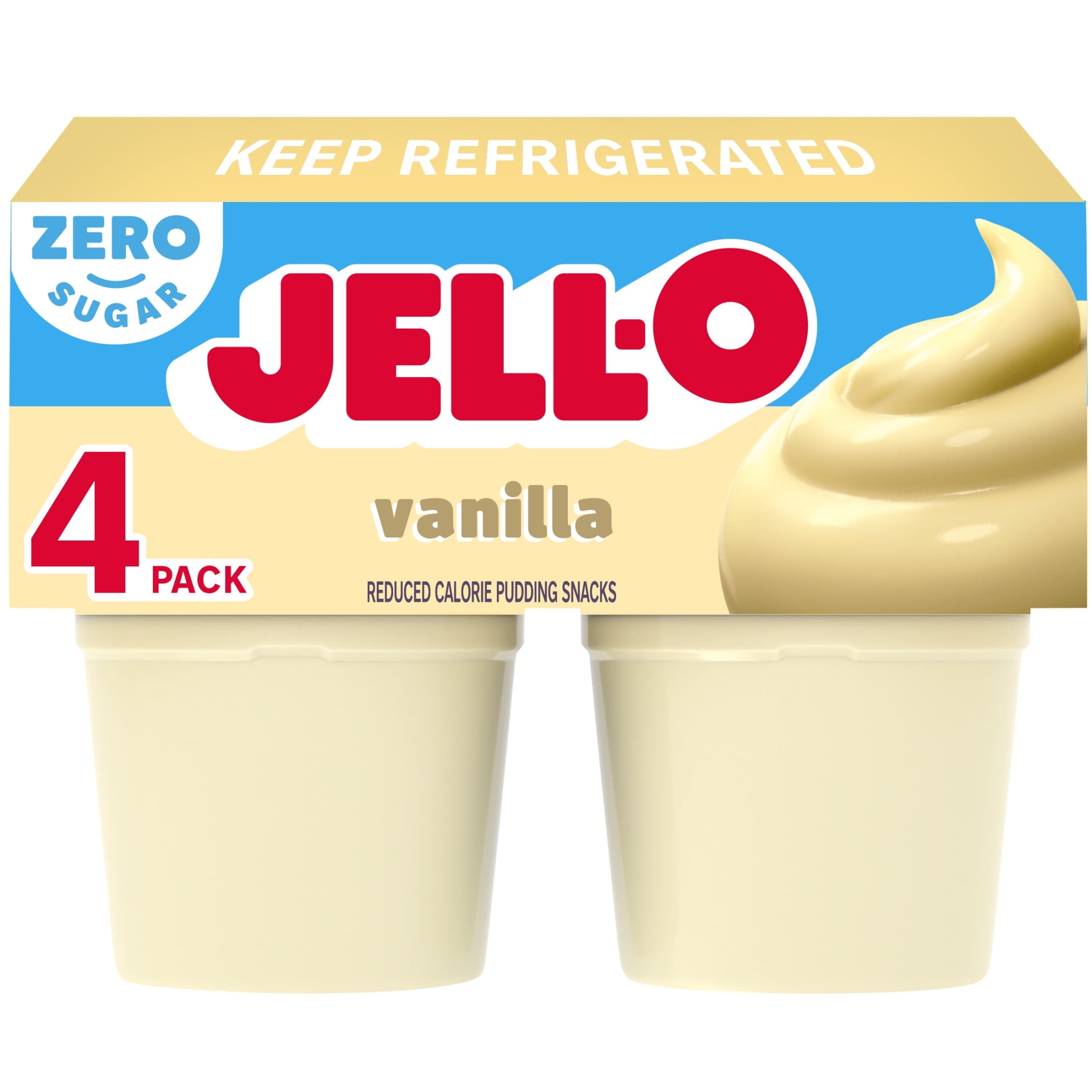 JELLO SUGAR FREE VANILLA PUDDING 14.5 OZ