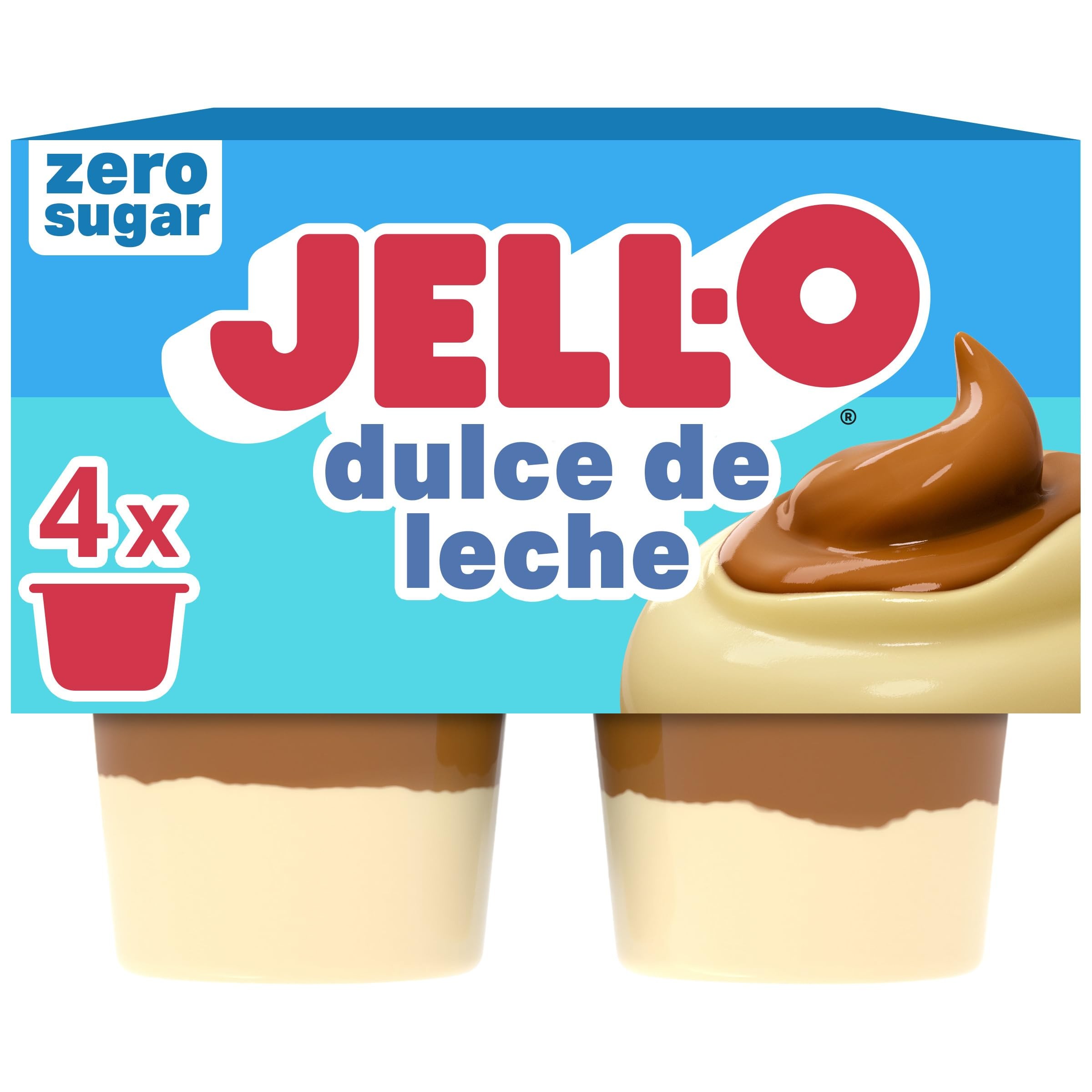 JELO PD DUL/LECHE S/F 4P 3Z 14.5 OZ