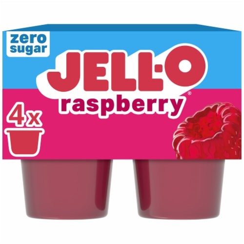 JELLO SF RASPBERRY GELATIN 4 PK