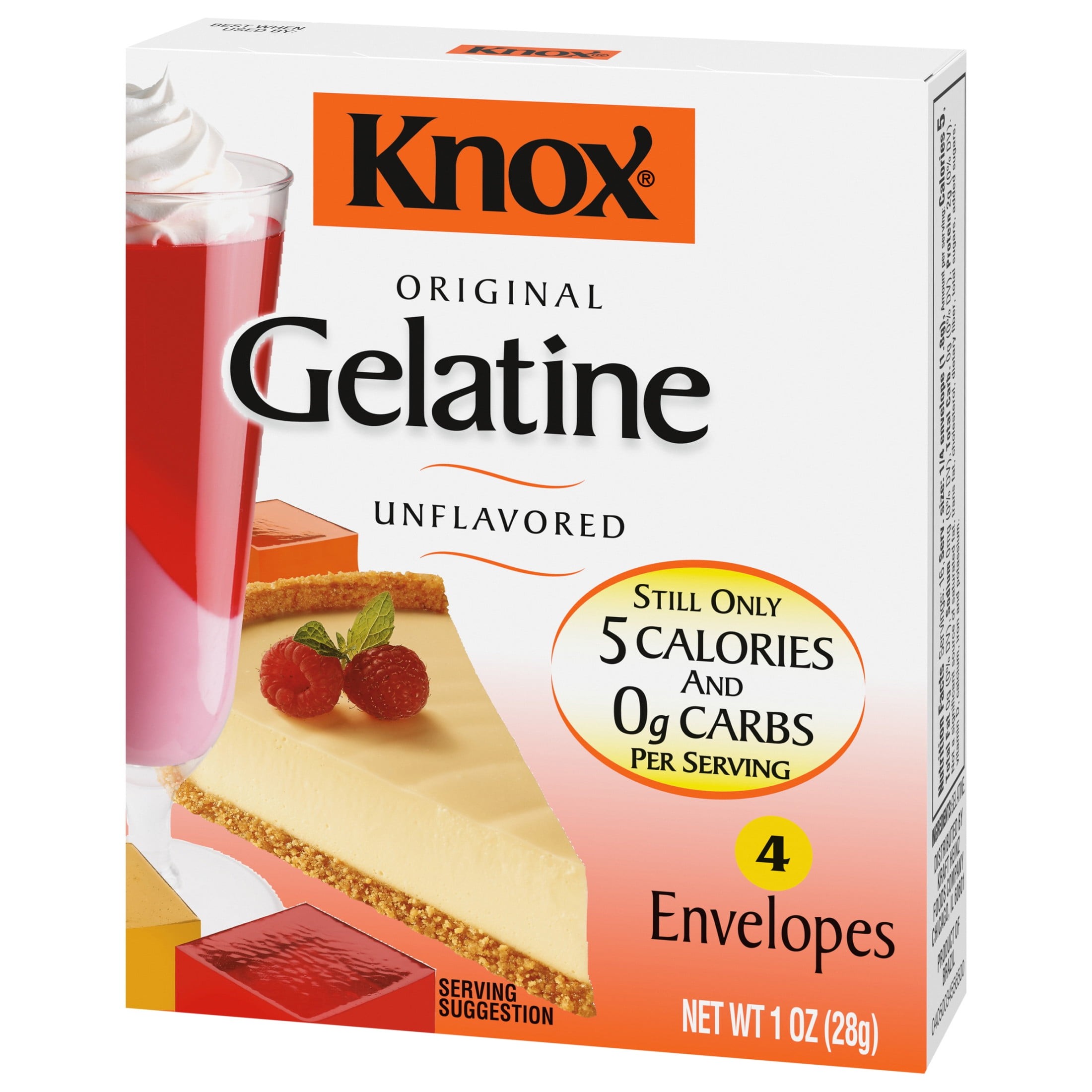 KNOX GELATINE UNFLAVORED 4 Each