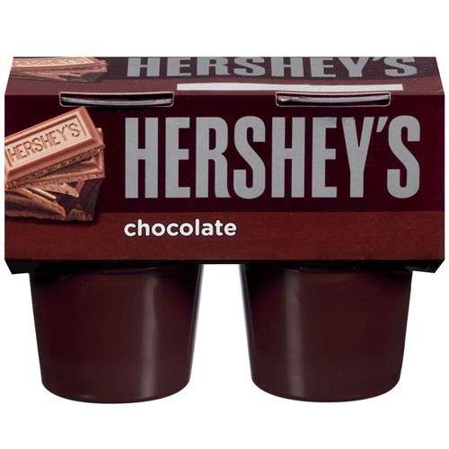 HERSHEY'S CHOCOLATE PUDDING 4 PK         15.5 OZ