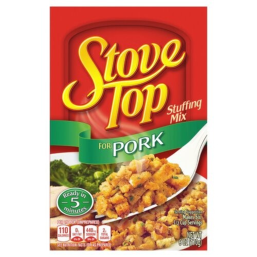 STOVE TOP STUFFING PORK 6 OZ