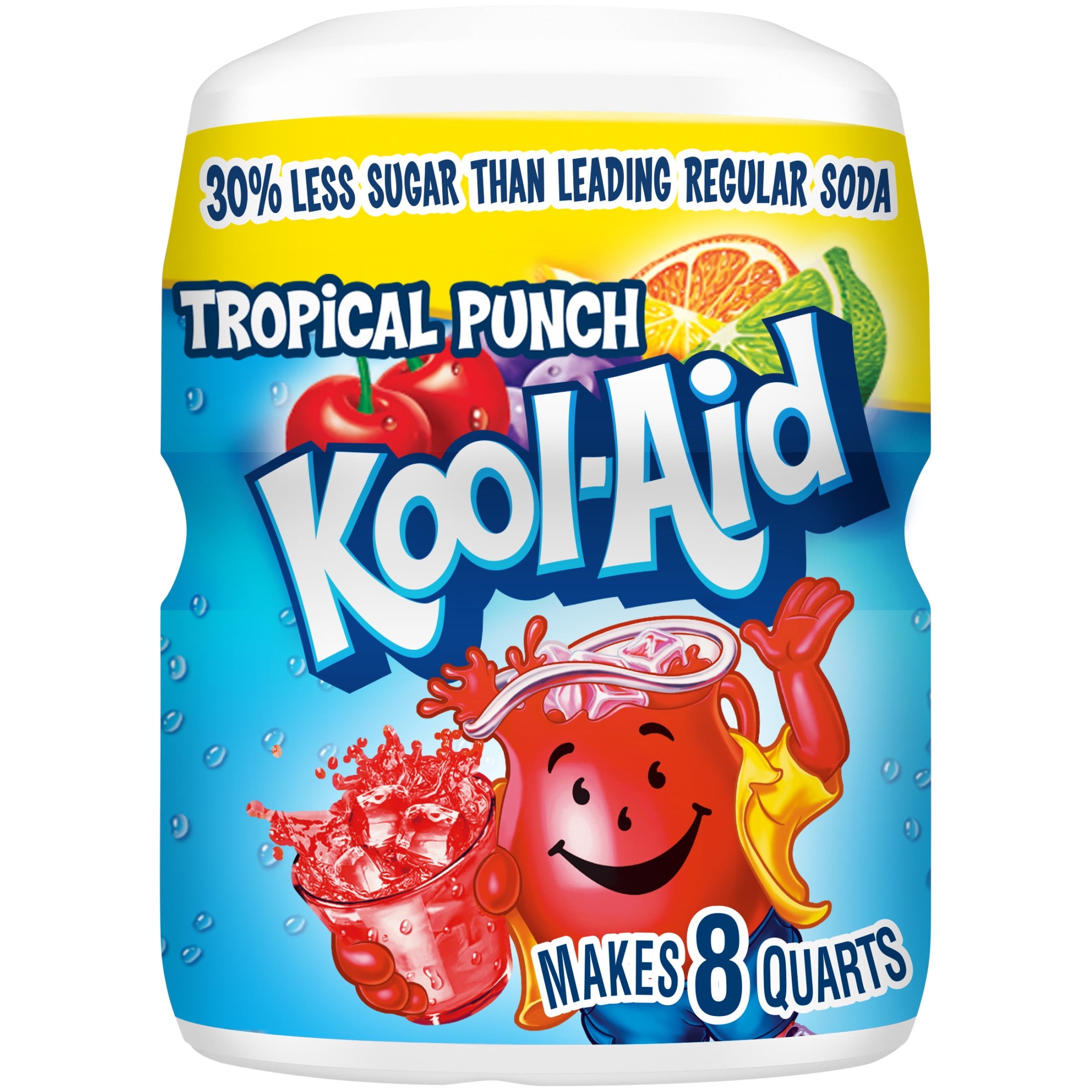 Kool Aid Tropical Punch Soft Drink Mix 19 OZ