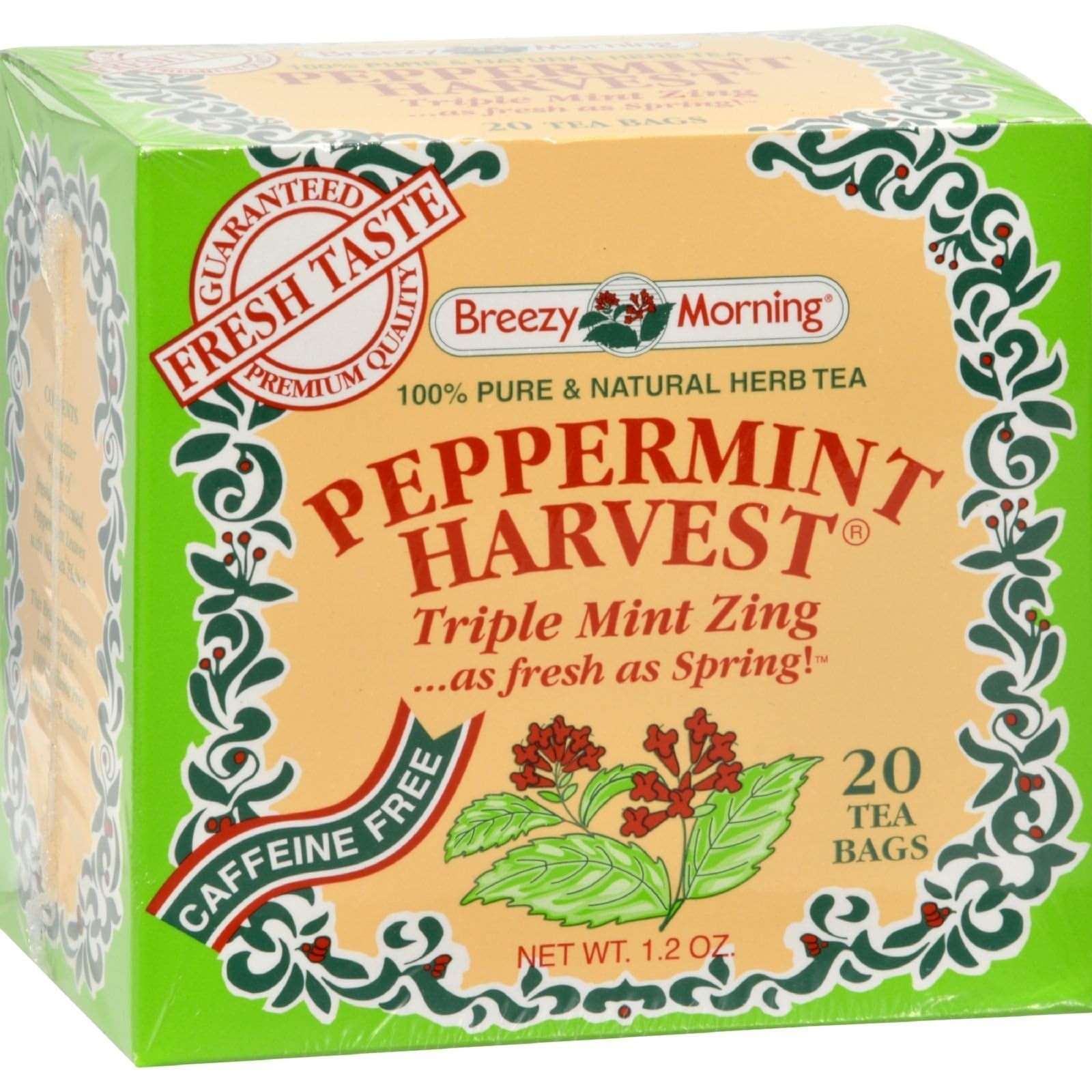 Breezy Morning Peppermint Harvest Tea 1 PACK