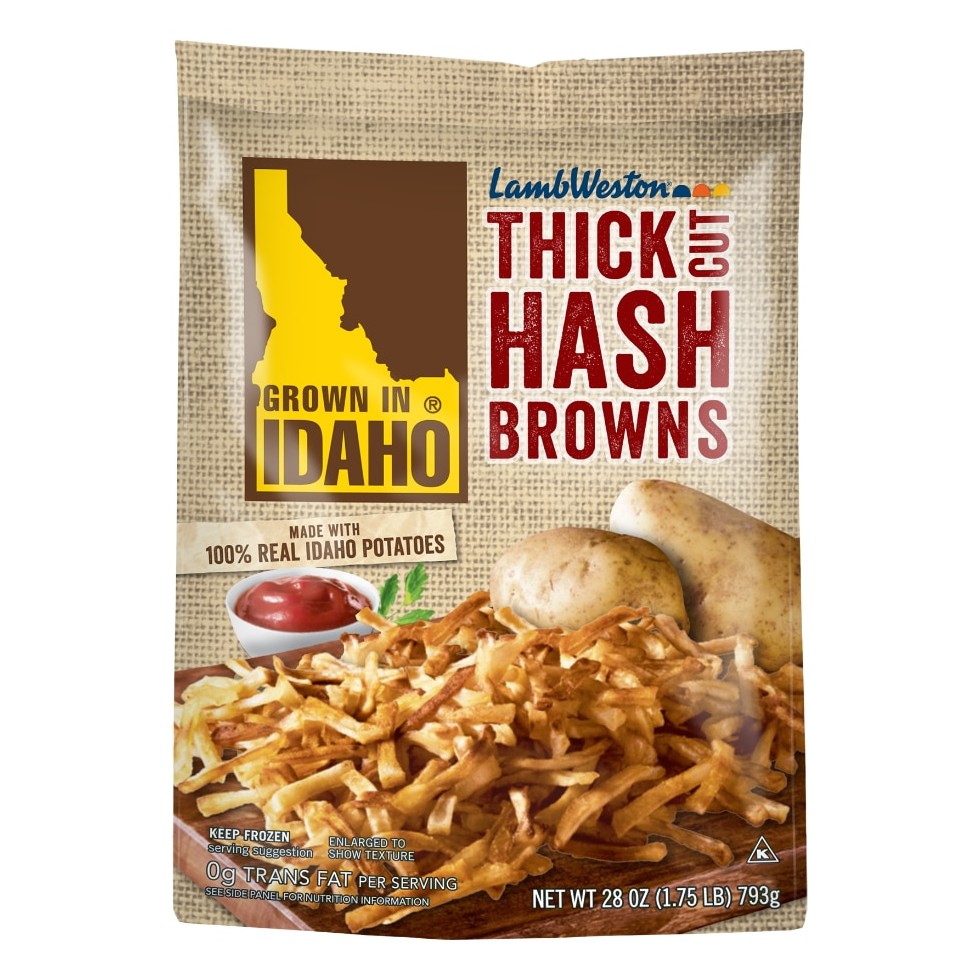 Lamb Weston Thick Cut Hash Browns 28 OZ