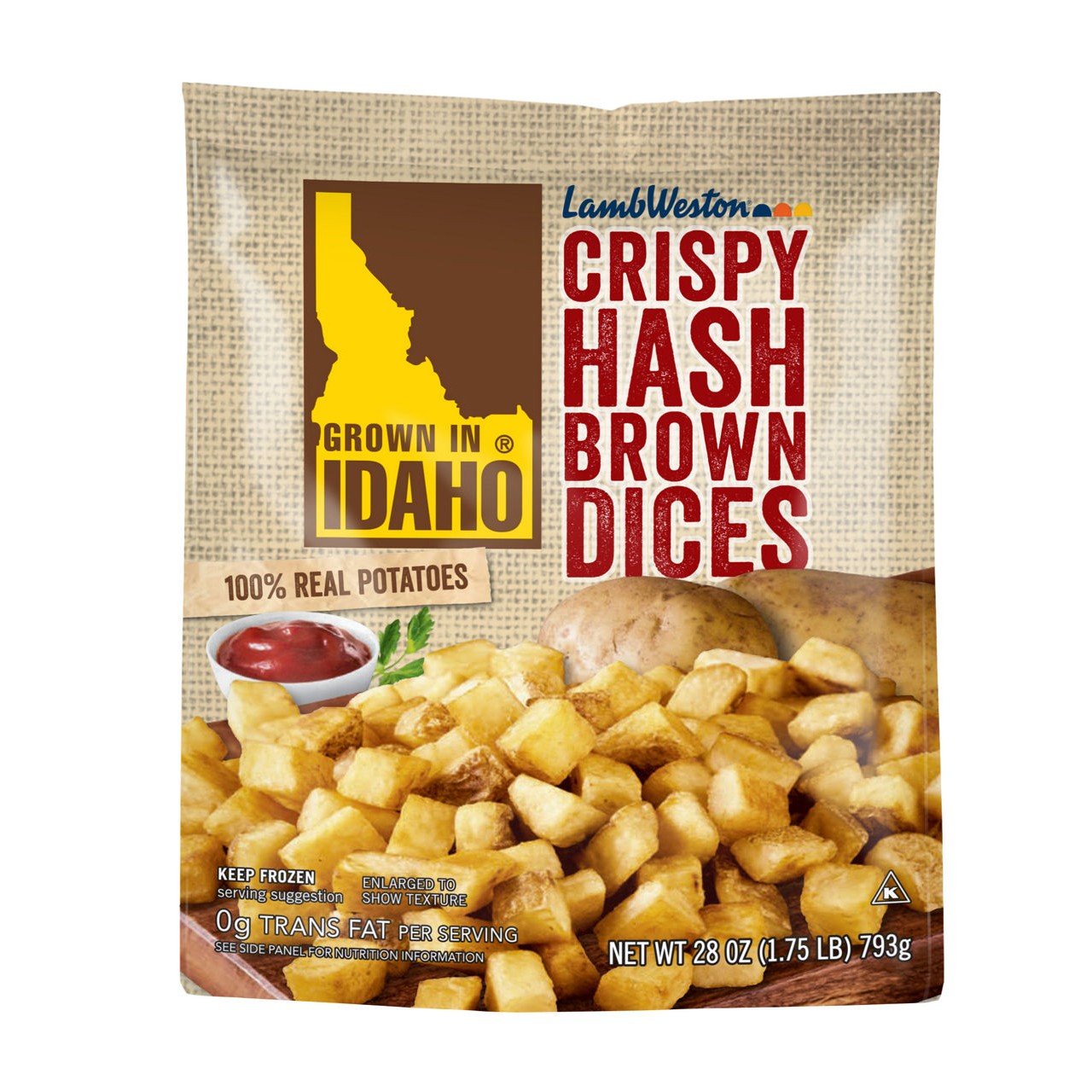 Idaho Crispy Hash Browns 1 OZ