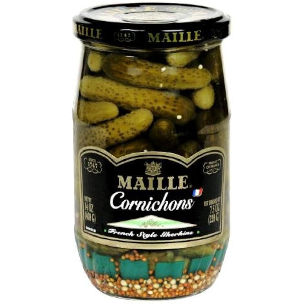 MAILLE CORNICHONS EXTRA FINE GHERKINS 0.88 Lbs