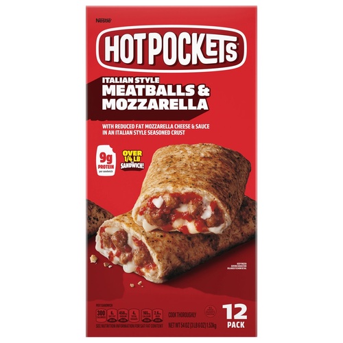 HOT POCKETS IMM  12 PCS