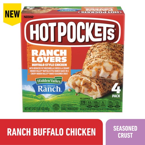 HOT POCKETS BUFFALO RANCH CHKN 17 OZ