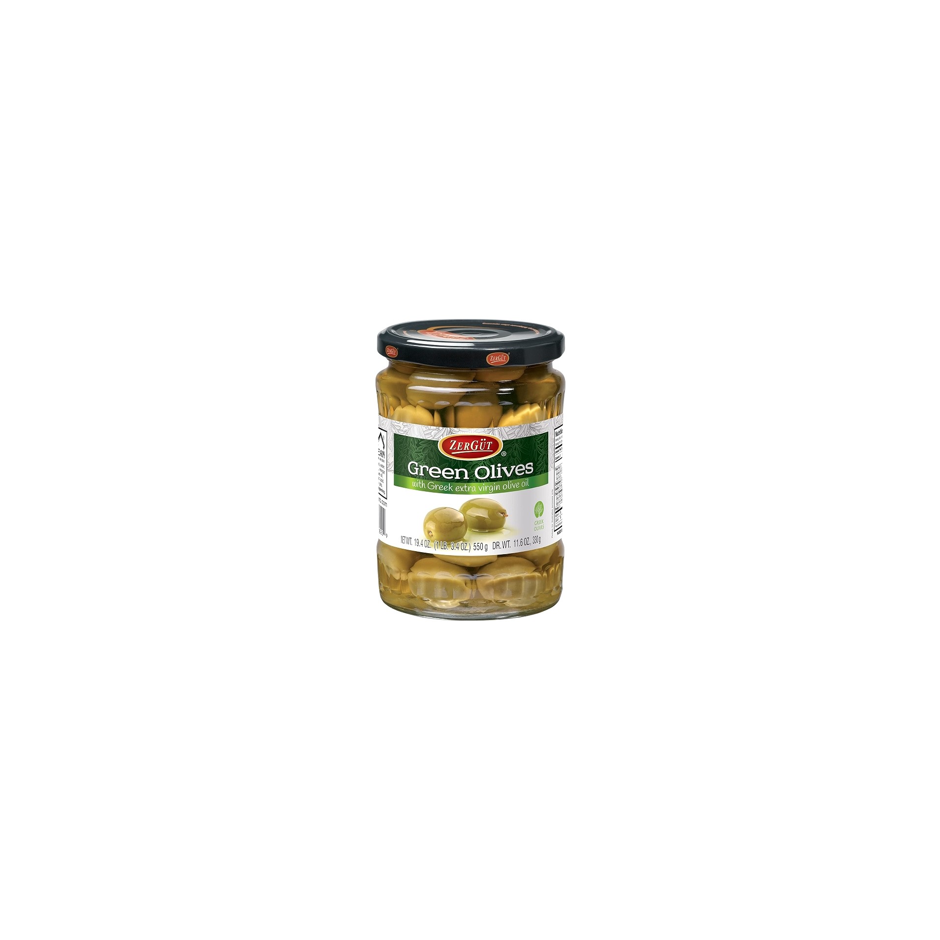 Zergut Green Olives 550 GM
