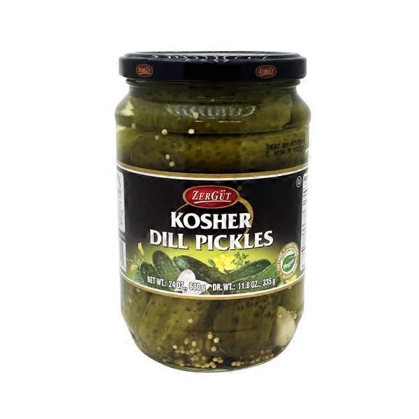 ZERGUT KOSHER DILL PICKLES 1.5 Lbs