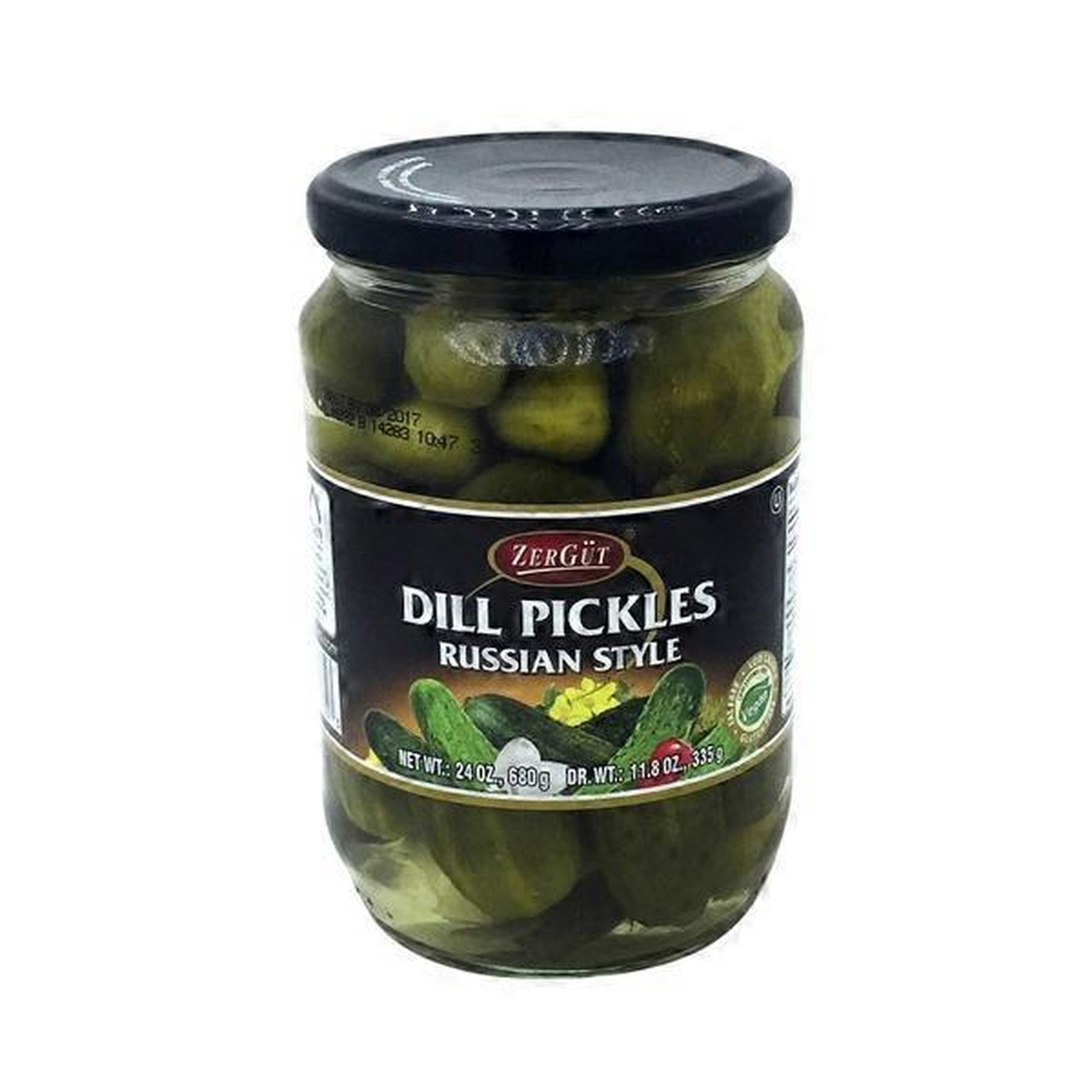 ZERGUT DILL PICKLE RUSSIAN STYLE 24 OZ