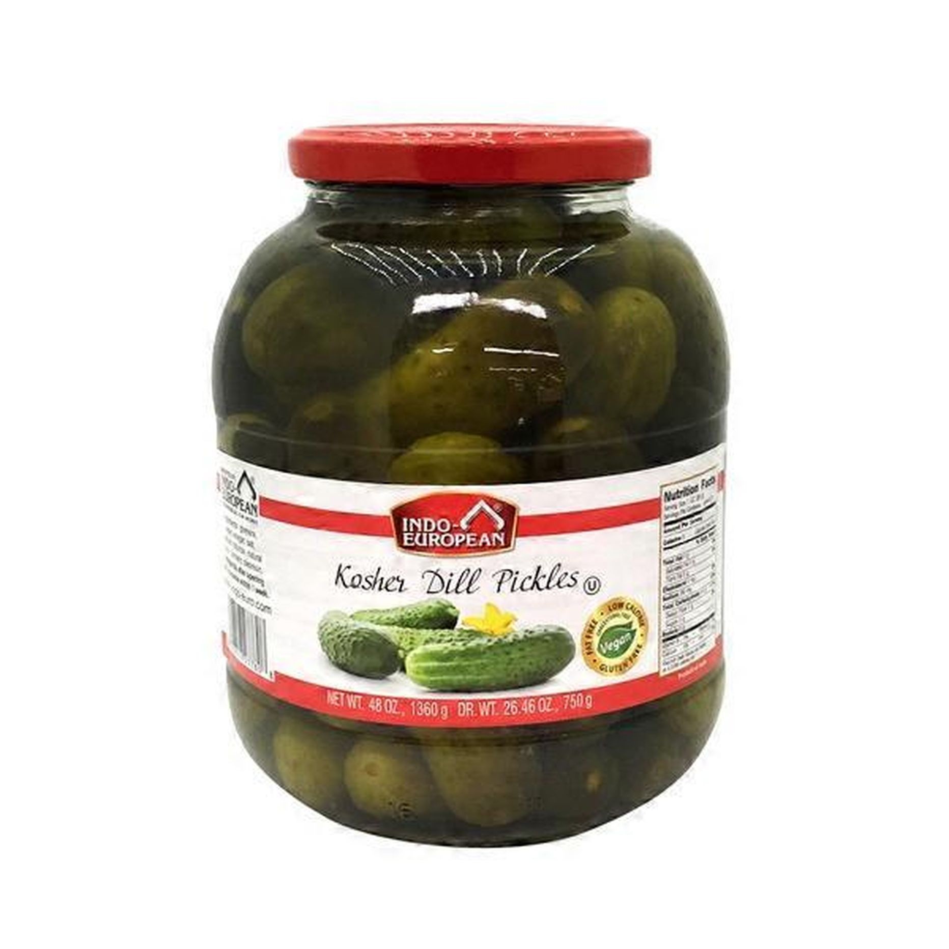 Indo Kosher Dill Pickles 750 GM