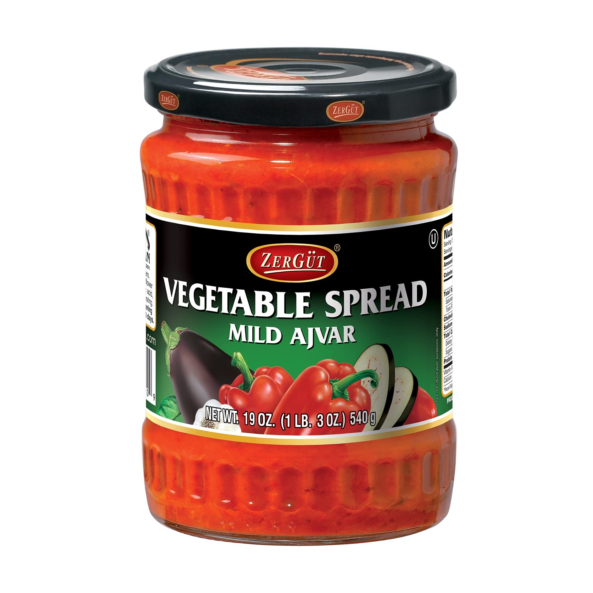 Zergut Mild Ajvar 19 OZ