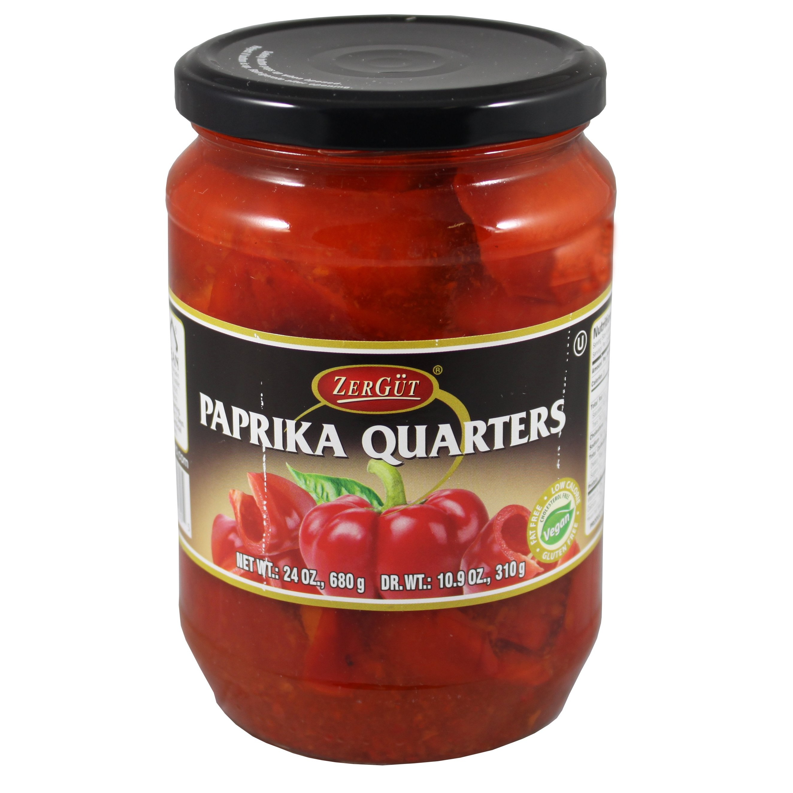 Zergut Paprika Quarters 24 OZ