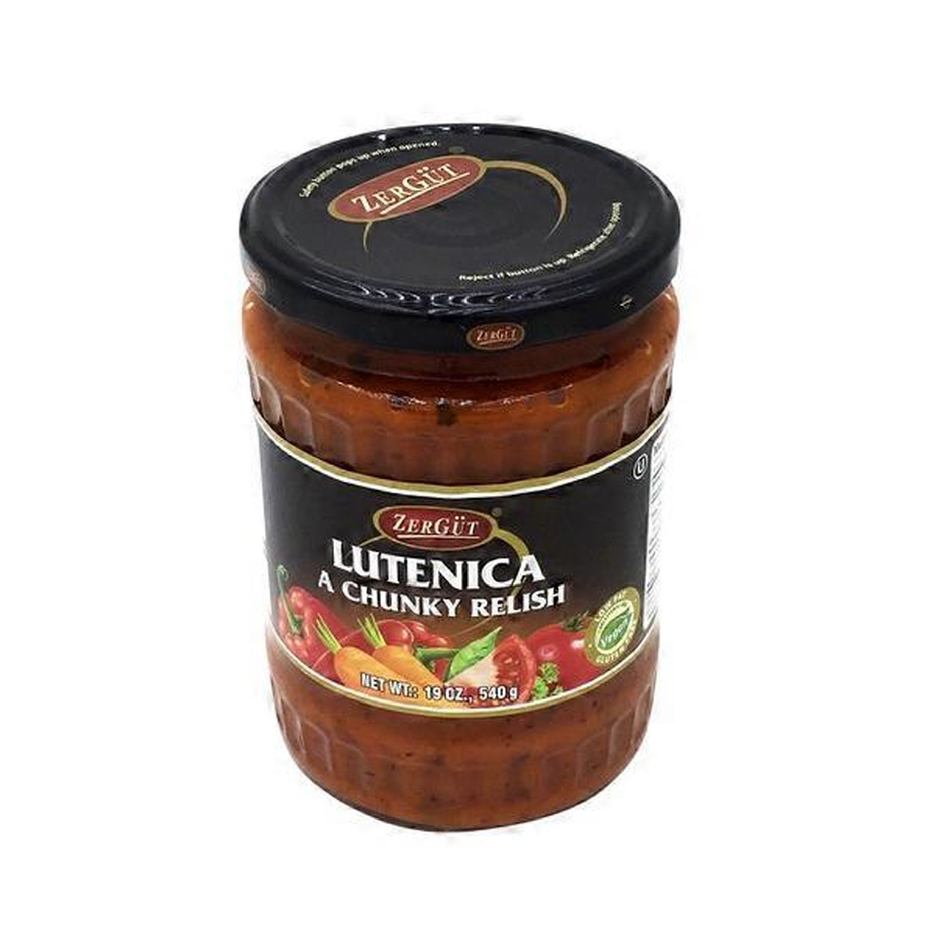 ZERGUT LUTENICA CHUNKY RELISH 19 OZ