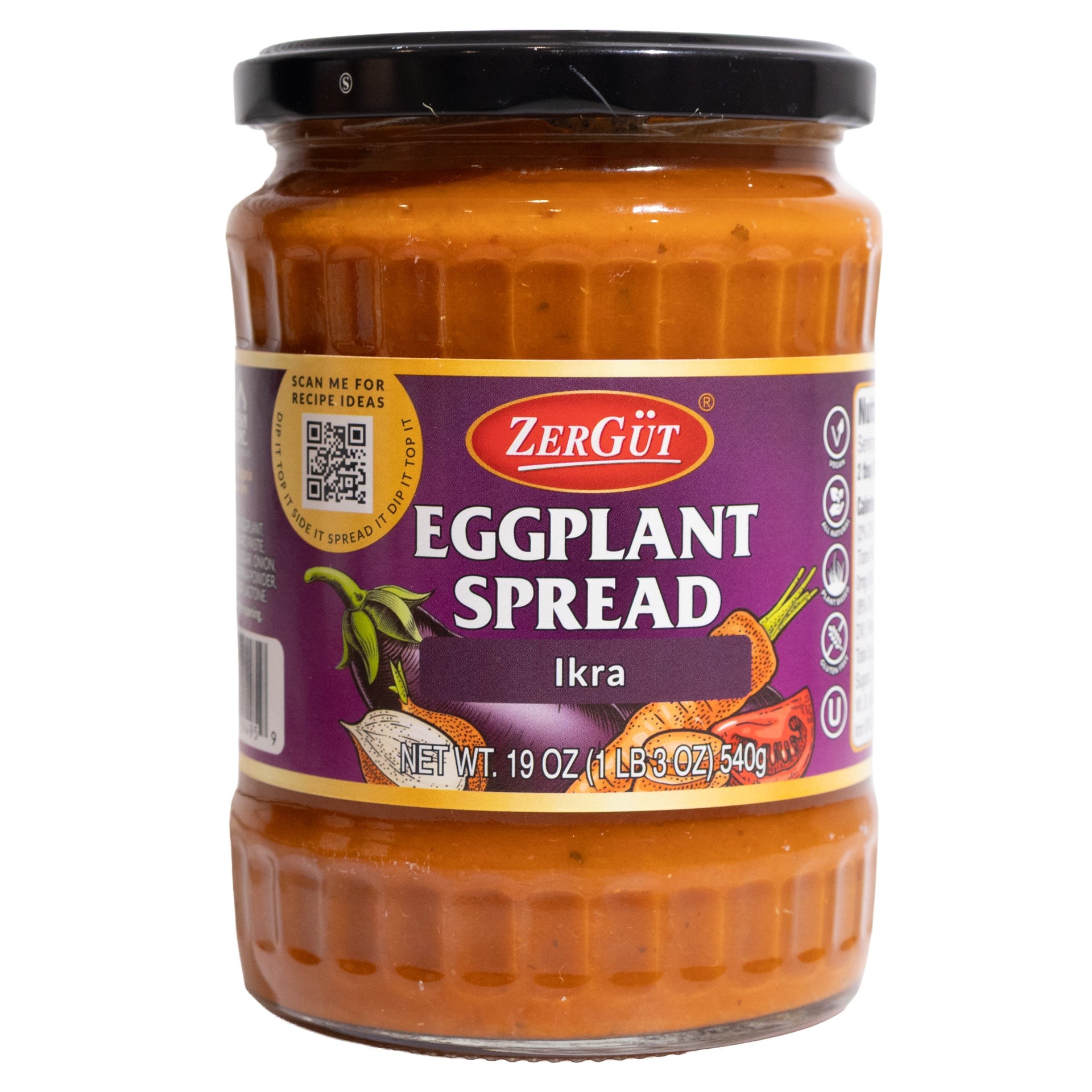 ZERGUT EGGPLANT CAVIAR SPREAD 19 OZ
