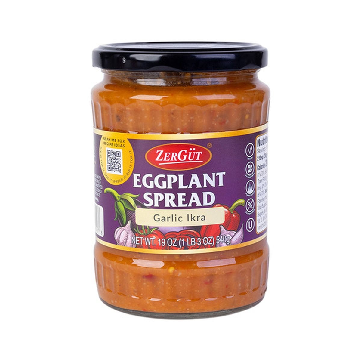 Zergut Eggplant Garlic Spread 19 OZ