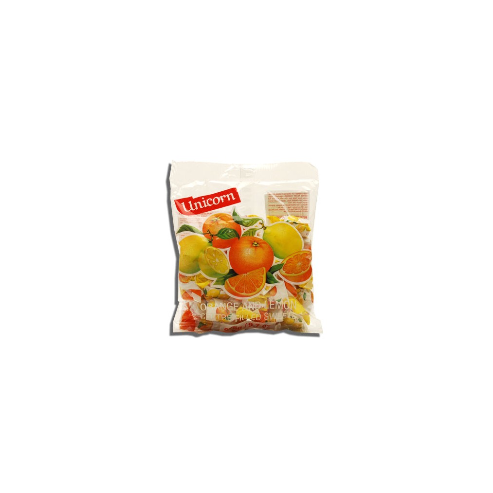 Unicor Orange Lemon Candy 275 GM