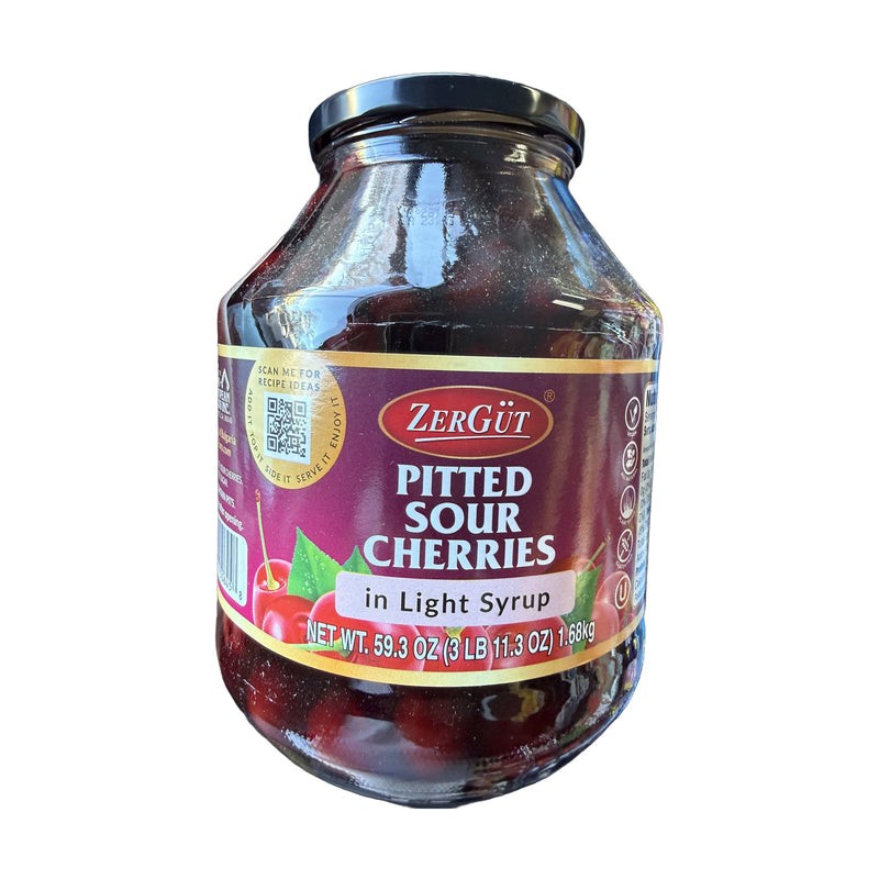 ZERGUT PITTED SOUR CHERRY 56 OZ