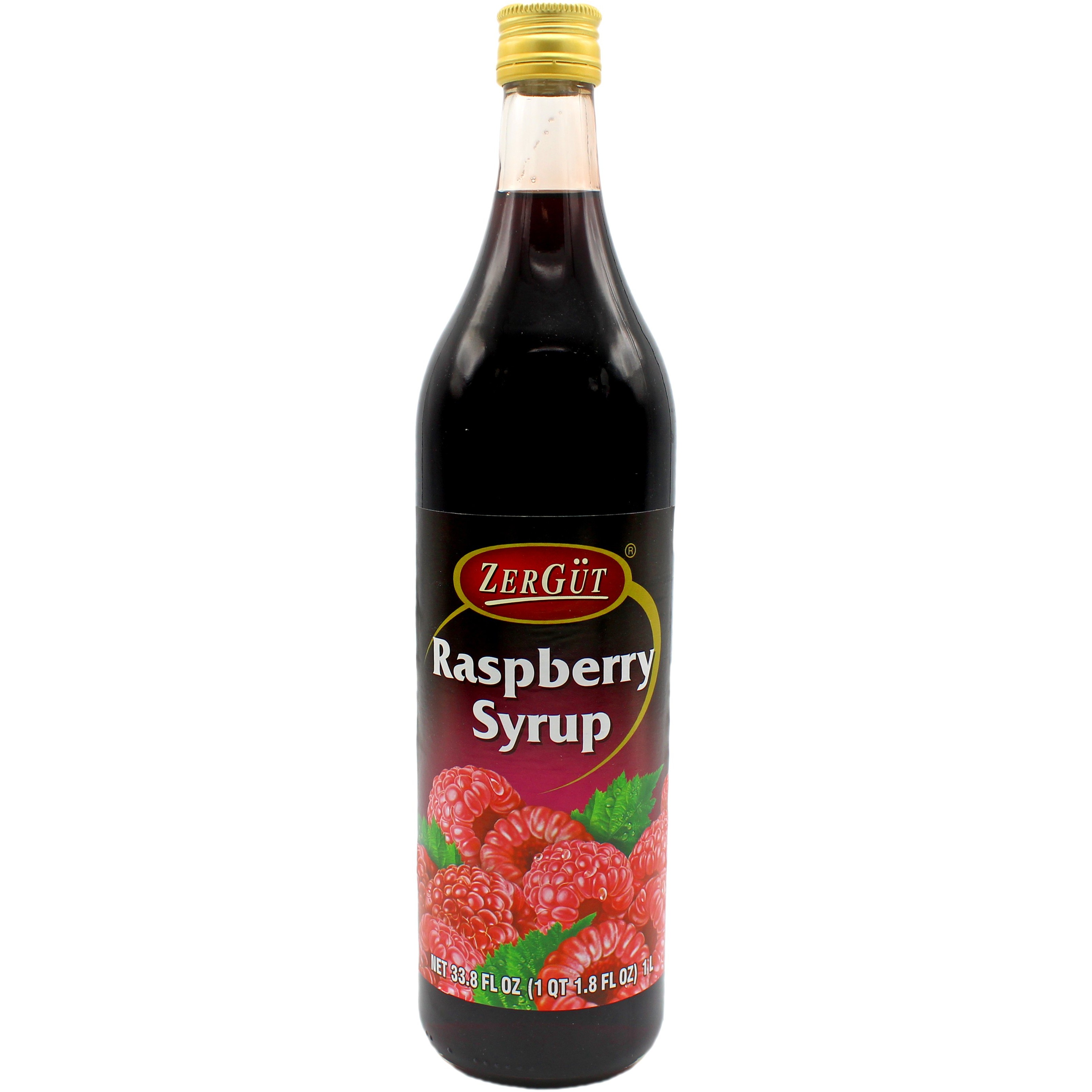 Zergut Raspberry Syrup 33.8 FLOZ