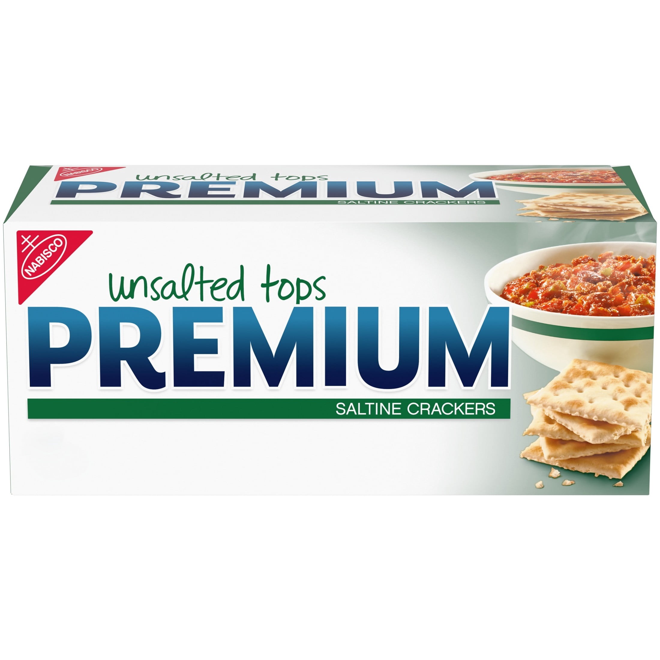 PREMIUM CRACKERS UNSALTED 16 OZ