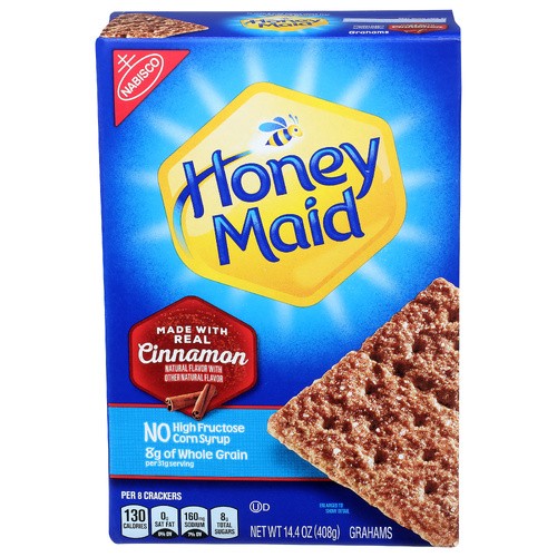 NABISCO HONEY MAID GRAHAMS CINNAMON      14.4 OZ