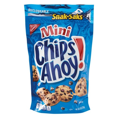 NABISCO CHIPS AHOY MINI SNAK SAKS 8 OZ