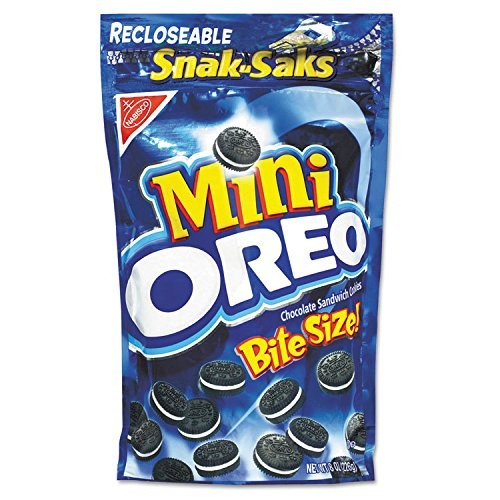 NABISCO MINI OREO CHOC SAND SNAK SAK 8 OZ