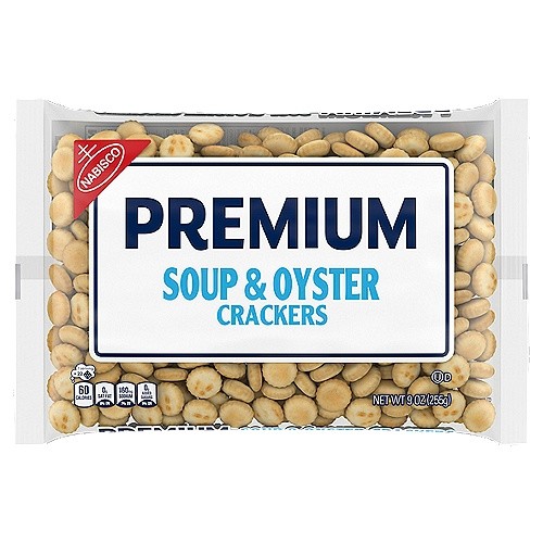 NABISCO PREMIUM SOUP&OYSTER CRACKERS     9 OZ