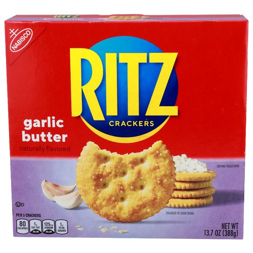 NB RITZ CRACKER GARLIC 13.7 OZ