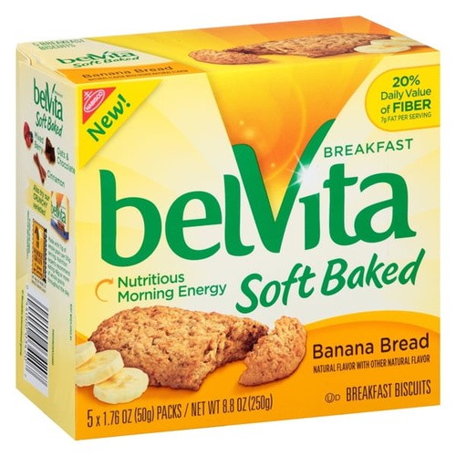 Belvita Soft Baked Banana Breakfast Biscuits 8.8 OZ