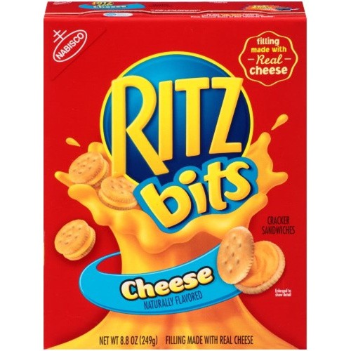 NABISCO RITZ BITS SANDWICHES CHEESE 8.8 OZ