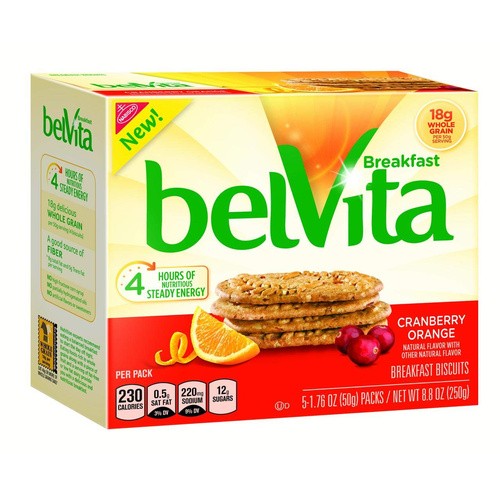 BELVITA BREAKFAST CRANBERRY ORANGE 8.8 OZ
