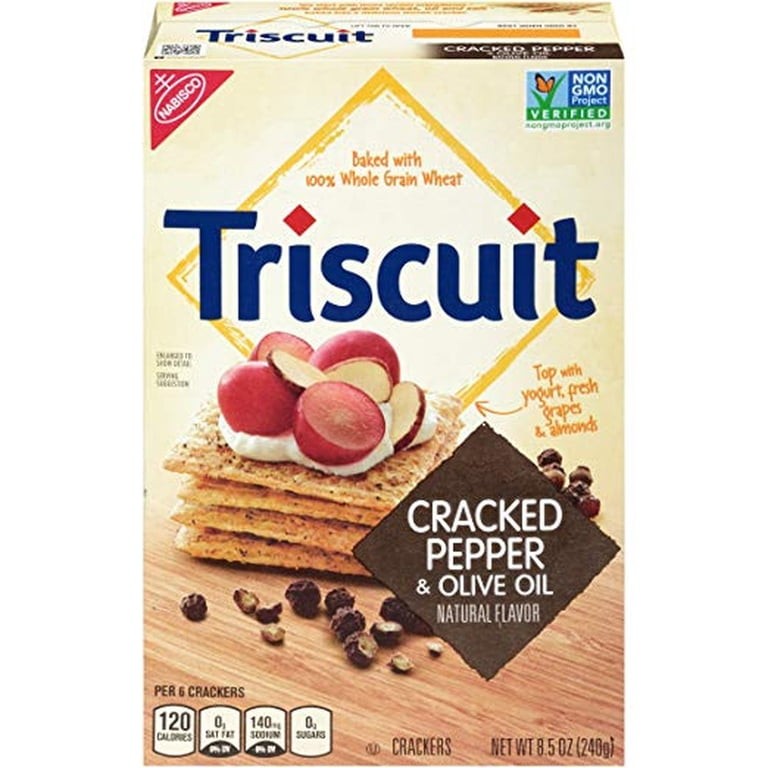 NABISCO TRISCUIT CRKD PPR &OLIVE OIL 8.5 OZ