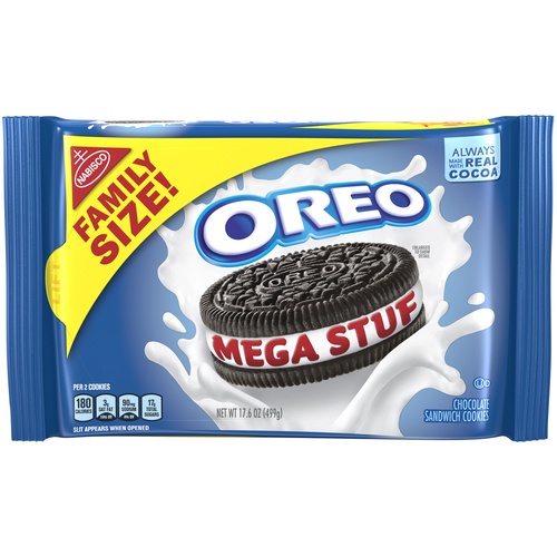 NABISCO OREO FAMILY SIZE MEGA STUF       17.6 OZ
