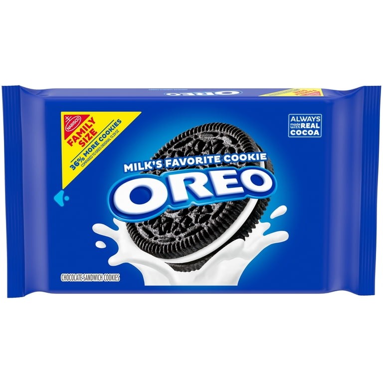Nabisco Oreo Chocolate Cookies Family Size 18.1 Oz