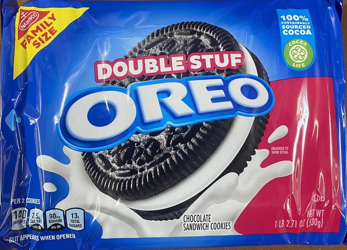 OREO DOUBLE STUFF FAMILY SIZE 18.7 OZ