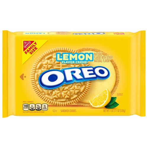 NABISCO OREO FAMILY SIZE LMN CREME       1 OZ