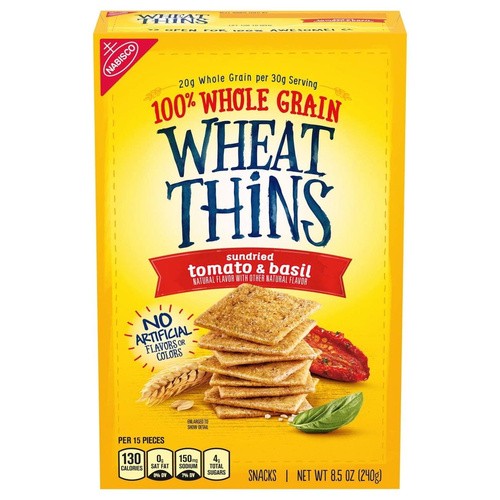 NABISCO WHEAT THINS SNDRD TOM&BASIL 8.5 OZ