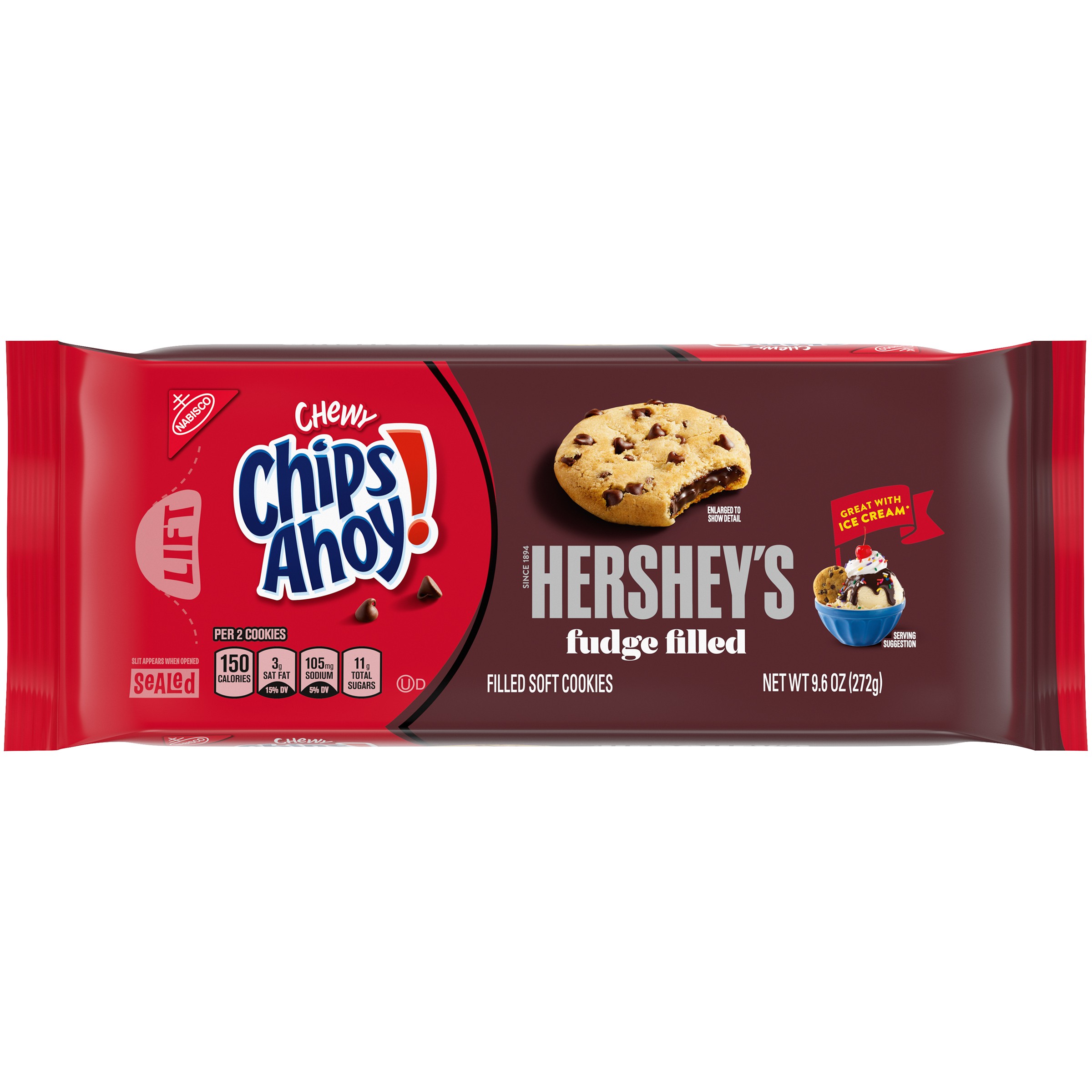 NB CHIPS A CHEWY HERSHEYS FUD 9.6 OZ