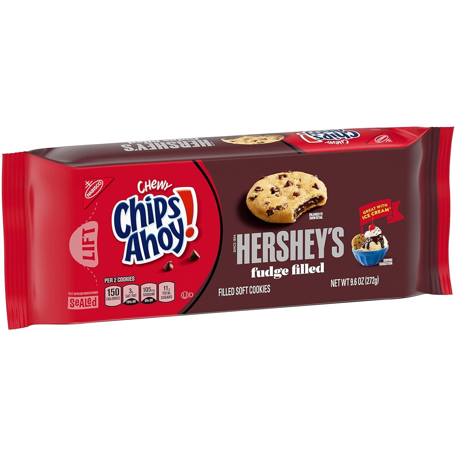 CHIPS AHOY HERSHEY FUDGE FILLD 1 PACK