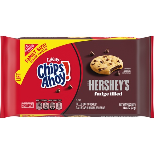 NABISCO CHIPS AHOY FAMILY SIZE HRSHY     1 OZ