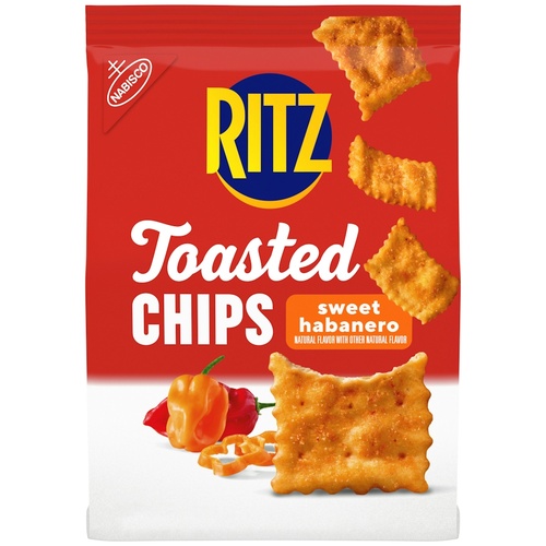 NABISCO RITZ TSTD CHIPS SWT HABANERO     1 OZ