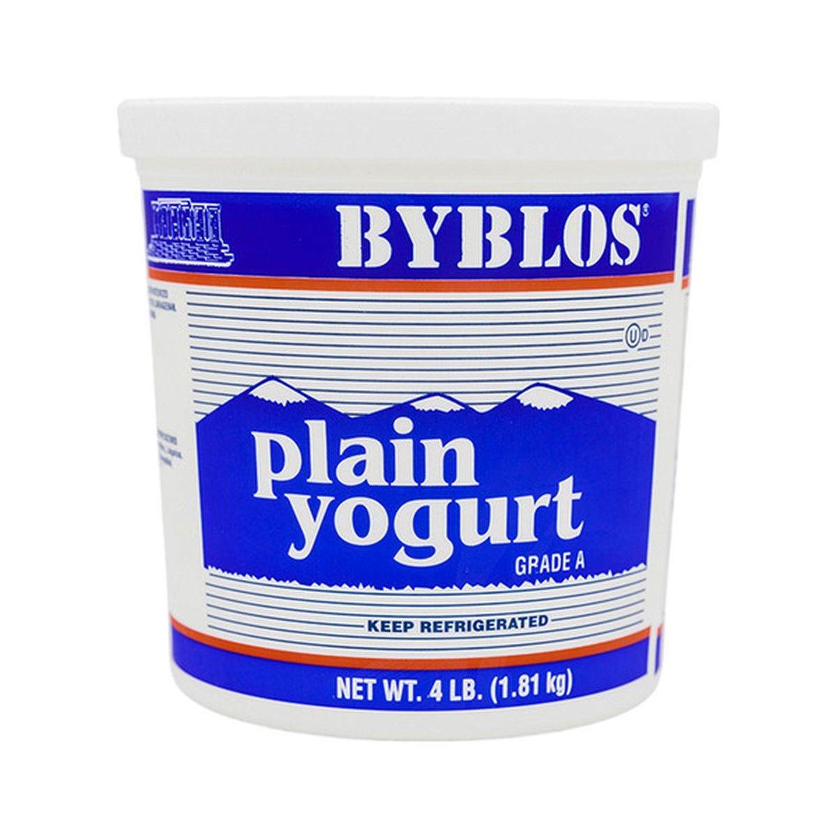 Bybols Plain Yogurt 4 LBS