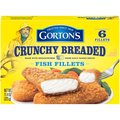 GORTONS BREADED FISH FILLET 11.4 OZ
